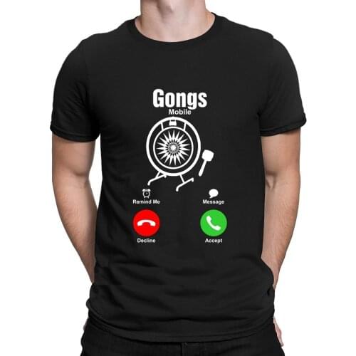 Gongs Mobiles T Shirt Summer Style Loose Letters Building Custom Tshirt Round Collar Weird Hiphop Top Printing Urban