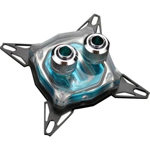 G1/4 inch Base Inner Channel PC Water Cooling Block for 775/1150/1155/1156 CPU Au13 19