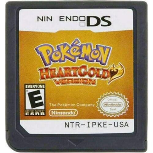New Pokemon Heart Gold Version Game Card for Nintendo 3DS NDSi NDS English version toys for children