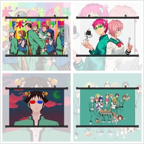 WTQ Canvas Painting The Disastrous Life of Saiki K Saiki Kusuo Anime Manga Wall Decor Wall Art Picture Room Decor Home Decor