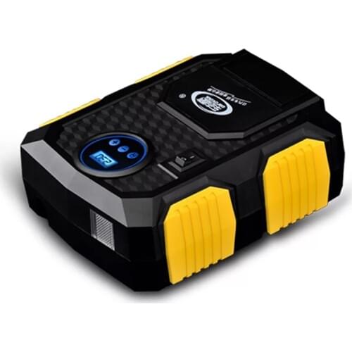 Hot Sale Tire Pressure Air Compressor Car Tire Inflator 12V Motorcycle Bike LED Light LCD Digital Display Air Compressor Pump