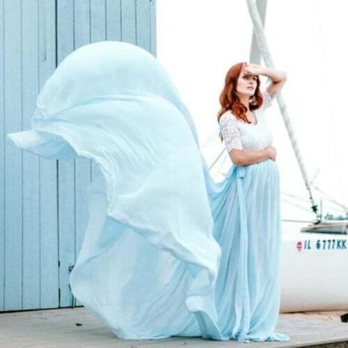 Maternity Lace Dress Photography Long Pregnancy Shoot Dresses Elegence Maxi Gown Photo Prop Pregnant Women Baby Shower Clothes