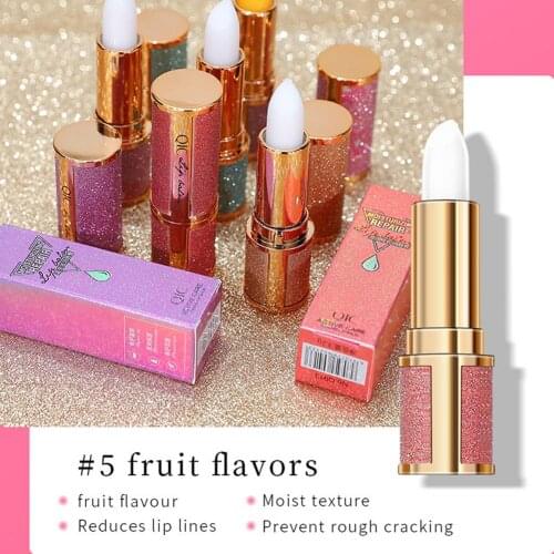 Magic Lip Balm Temperature Change Color Red Lipstick Natural 5 Flavors Moisture Lip Balm Long Lasting Moisturizing