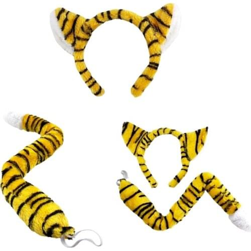 Cute Animal Ear Headband Kid and Adult Birthday Gift Halloween decoration Dress-Up Safari Themed Parties Supplies