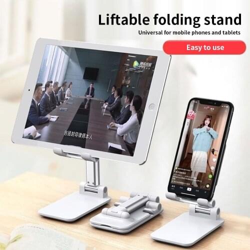 Desktop Tablet Holder Table Cell Foldable Extend Support Desk Telescopic Mobile Phone Holder Stand For iPad Adjustable
