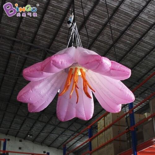 Personalized 1.5X1.5 meters inflatable event decoration flower / inflatable flower wedding / inflatable led flower toys