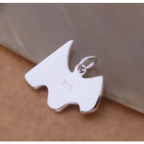 Lucky Charm Silver Color Pendants For Women Fashion Jewelry Necklace Lady Accessories Fashion Jewelry Pendant Dog AN685