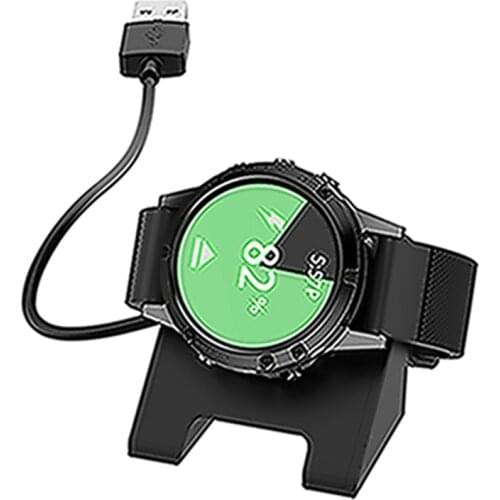 Portable USB Charging Dock Charger Vertical Charging Cradle for Garmin vivoactive 4/4S Fenix 5/5S/5X Plus Approach S60/X40 D2