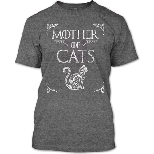 Print Casual T-Shirt Men Brand Mother Of Cats, Cats Mama, Gift For Mothers Day