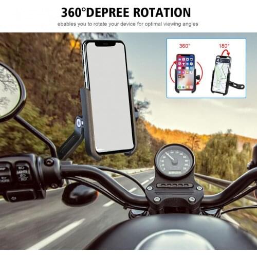 Professional CS-856B Universal Rotating Mobile Phone Holder for Motorcycles Electric Vehicles Motorcycle Accessories Goods