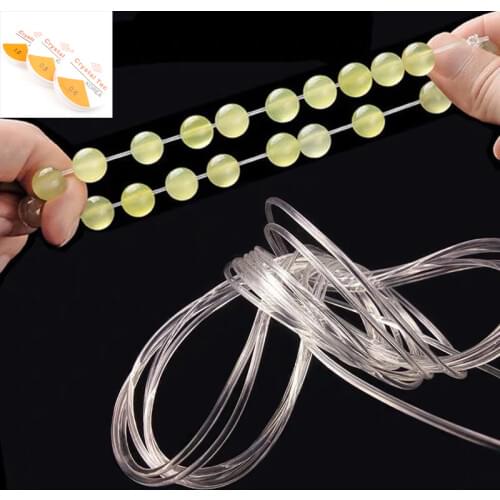 1Roll Transparent Elastic Crystal Line Beading Cord String Wire Thread For Jewelry Making DIY Necklace Bracelet Accessories