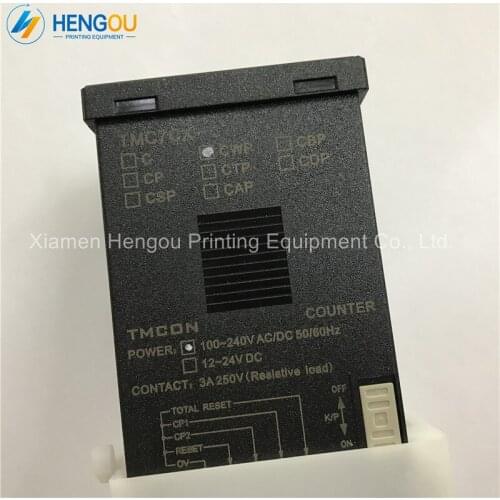 1 Piece free shipping TMC7CX Counter, 6 Digits TMC7CX-CWP Preset Counter, Offset Printing Machine Electronic Counter