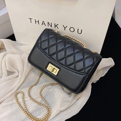 2021 New Fashion Crossbody Bag For Women Design Simplicity Shoulder Bag Female Luxury Chain Handbag Lady Messenger Bag
