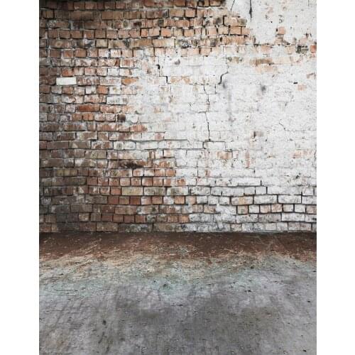 MEHOFOTO Vinyl Photography Background White Brick Wall Photo Frame Computer Printed Children Backdrops for Photo Studio S-2585