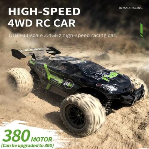 Remote Control Car High-speed 1:18 Four-Wheel Drive Off-Road Big Foot 2.4G childrens electric toy