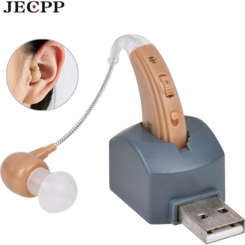 ZDB-100M Digital Hearing Aid Invisible Rechargeable Behind The Ear Adjustable Sound Amplifier