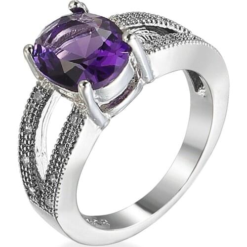 Women Ring Fashion Square Claw Inlaid Zircon Rings Multiple Colors Choice Promise Engagement Ring Personality Wild Jewelry