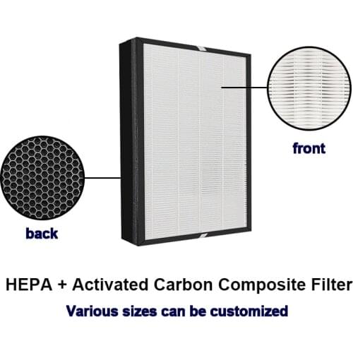 For Philips Air Purifier AC4158 AC4100 AC4080 AC4010 HEPA Filter and Activated Carbon Filter 2 in 1 air filter replacement New