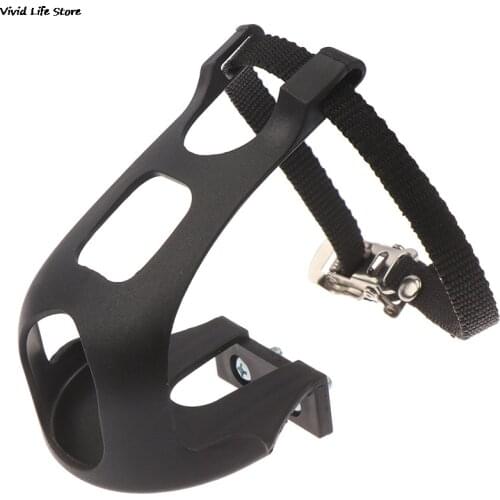 2020 For Bicycle Pedal Sports Fitness Equipment Accessories 1 Set Cycling Road Bike Mountain Bike Black Toe Clips With Straps