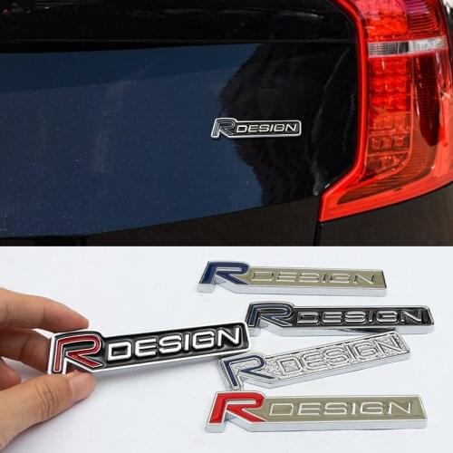 3D Rdesign Styling Car Sticker Metal Badge Decal Emblem For Volvo Xc90 S60 Cx60 S80 V40 S40 XC70 V60 Xc40 Auto Accessories