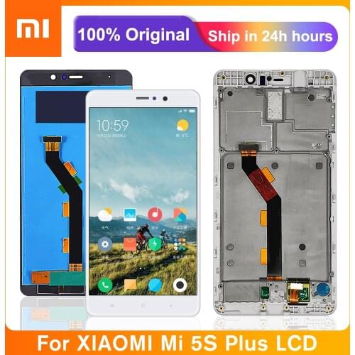 5.7" Original Lcd Screen For Xiaomi 5S Plus LCD Screen Display Touch Panel Digitizer With Frame For MI 5S Plus Mi5S Plus Lcd