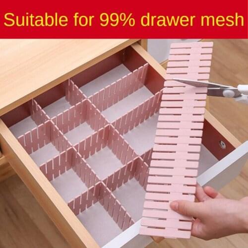 8pcs Drawer Dividers, Adjustable Drawer Organizer for Socks, Underwear, Makeup Can Help Tidy Kitchen Bedroom Dresser 12.6 Inch