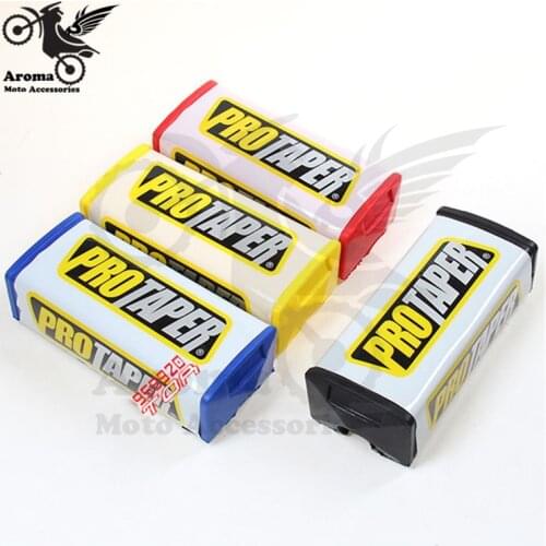 White motorbike handlebar pad Off-road ATV parts dirt pit bike motocross bar universal motorcycle Steering wheel moto protection