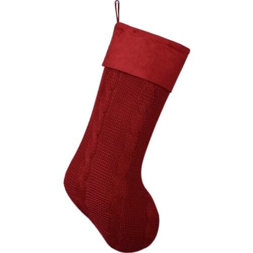 Free shipping Christmas Gifts Socks Gift Bag/Christmas Decoration/High-grade Knitting Christmas Stockings