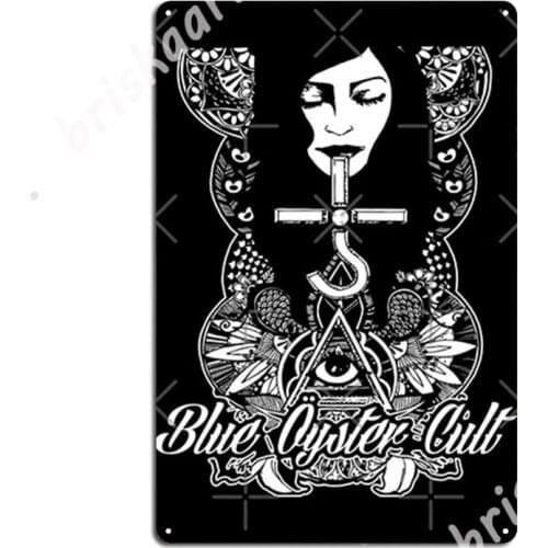 Boc Blue Oyster Cult Rock Band Metal Signs Customize Club Bar Wall Cave Poster Tin sign Posters