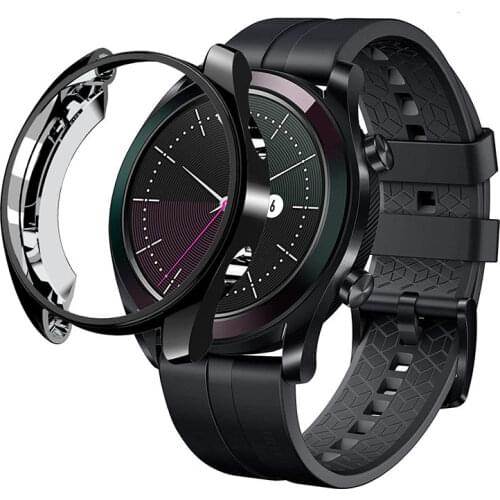 TPU Case for HUAWEI watch GT 2 46mm strap band soft Plated All-Around Screen Protector cover bumper huawei Watch 2 pro/GT2 46 mm
