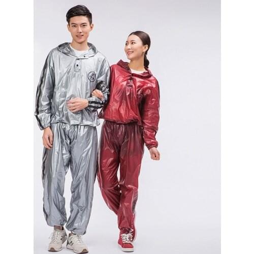 Adult Rain Coar Set Pants Running Sports Red Raincoat Women Set Hooded Suit Large Size Mens Windbreaker Hiking Gift Ideas Y11