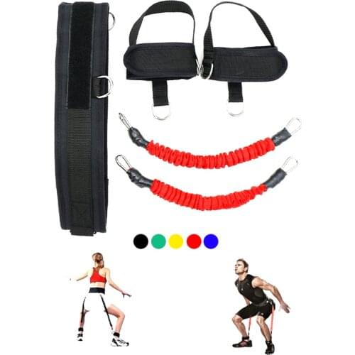 Leg Running Resistance tubes Kinetic speed Strength Elasticas band exercise For Athletes Football basketball players