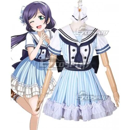 Love Live! Lovelive Nozomi Tojo Pirate Girl JK Sailor Suit Dress Full Set Halloween Suit Adult Dress Party Cosplay Costume E001