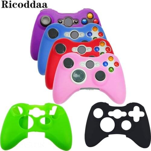 For Xbox 360 Controller Soft Case Silicone Protective Skin Cover Rubber Protector Shell Housing For Xbox360 Gamepad Accessory