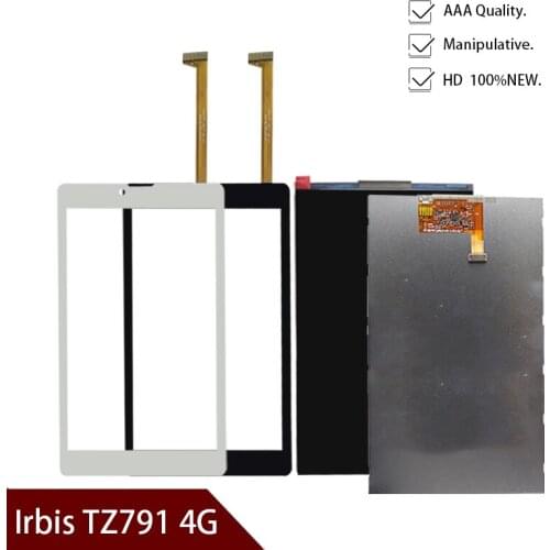 Original lcd display 34pin 1280x800 Touch Screen For IRBIS TZ791 4G Tablet Touch Panel digitizer glass For IRBIS TZ791B TZ791w