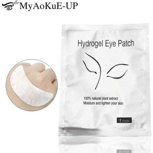 50pairs Makeup Eyelashes Extension Tools Eyes Patches Under Eye Pads Eye Lash Patch Grafted Eye Stickers Eyelash Extension Pads