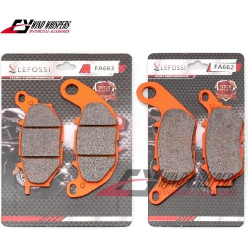 Motorcycle Dutch rock cotton Front Rear Brake Pads For Yamaha MTN320A (MT-03) 2016-2018 YZF R3 (ABS) YZF R3 2015-2016-2017-2018