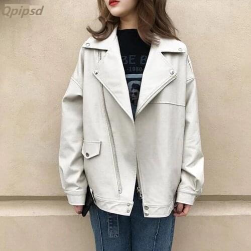 Qpipsd Women's Leather Jackets