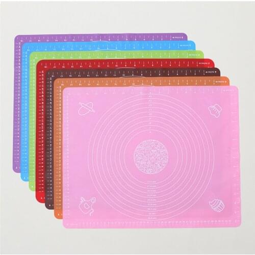 Silicone Baking Mat Thickening Flour Rolling Scale Mat Kneading Dough Pad Baking Pastry Rolling Mat Bakeware Liners U3