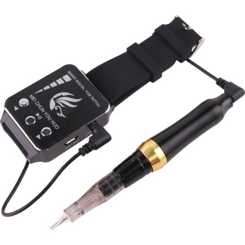 Smart Watch Tattoo Machine Protable Permanent Makeup Tattoo Handle Tool Gun Eyebrow Lip Eyeliner