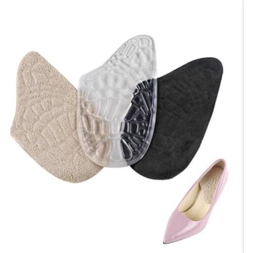 Gel Heel Cushion Inserts for Shoes Silicone Heel Cup Pads Bone Spurs Pain Relief Protectors Soft Massaging Insole Insert