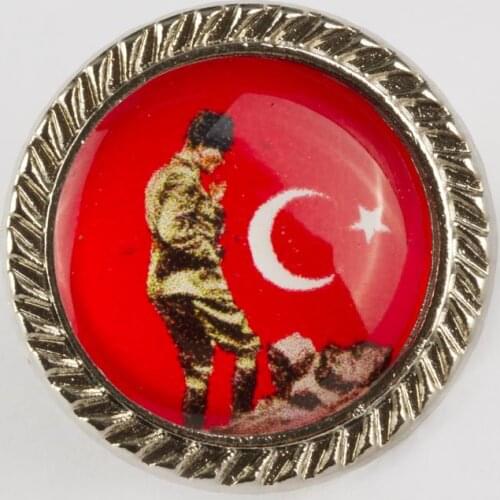 Moon Star Lapel Pin Badge