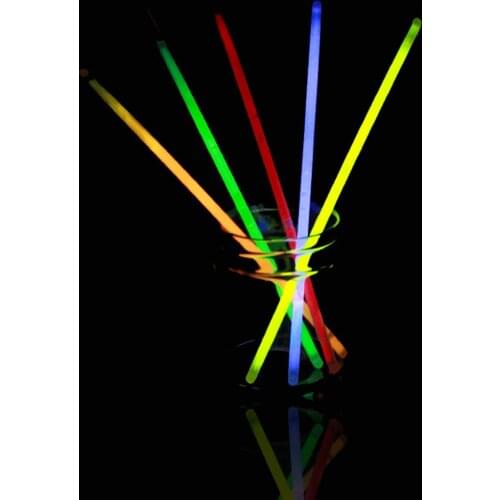 100pcs Party Fluorescence Light Concert Bracelets Necklaces Neon Wedding Bright Colorful Glow Sticks