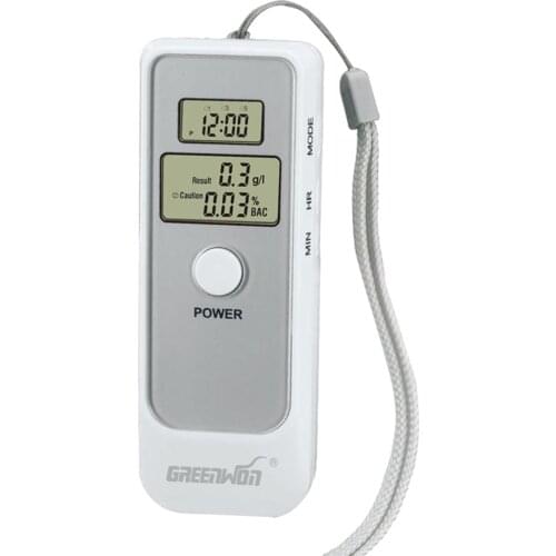 GREENWON Dual LCD Display Digital alcohol breath tester breathalyzer alcohol detector breath alcohol meter/tester