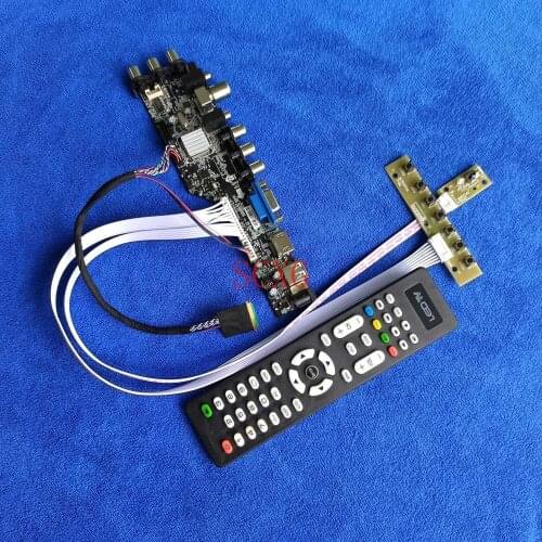 Signal digital Kit LED/LCD HDMI-compatible DVB VGA USB AV For LTN133AT17/LTN133AT23 Display controller card 1366*768 LVDS 40-Pin