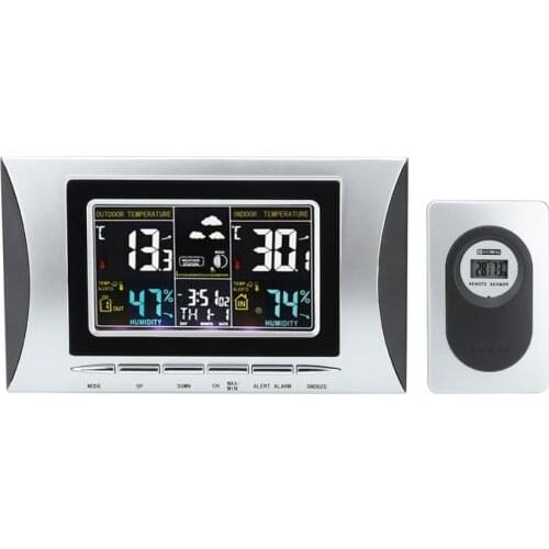 Digital Weather StationTS-102G LCD Digital Thermometer Hygrometer Temperature Barometer Forecast Calendar Time Clock