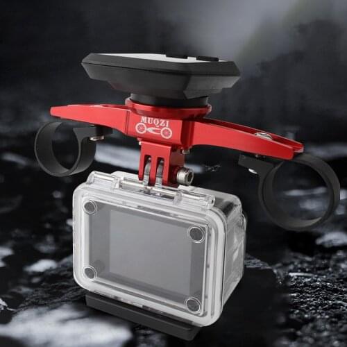 MUQZI Bike Triathlon Handlebar Computer Mount Holder TT Bar Support Sports Camera Bracket For WAHOO Garmin Bryton GoPro