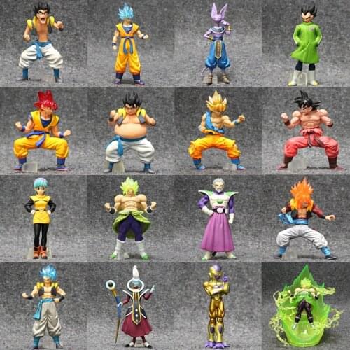 BANDAI Action Figure Dragon Ball Super HG Series Son Goku Vegetajv Broly Rare Out-of-print Gacha Model Decoration Toy