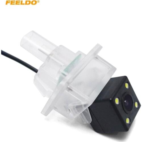 FEELDO Car Backup Parking Rear View Camera with 4LED For Benz E-Class B-Class C-Class S-Class GLK GLA Smart#2630