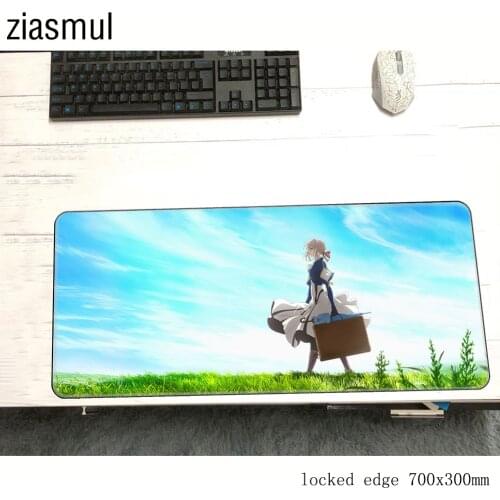 Violet Evergarden padmouse 70x30cm pad to mouse notbook computer mousepad Customized gaming mouse pad gamer to laptop mouse mats
